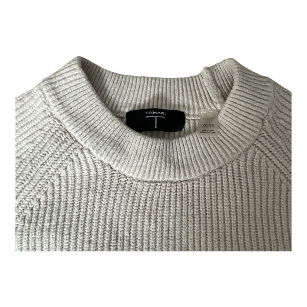 Cream Tahari Jumper, size XS/TP - Picture 6 of 6